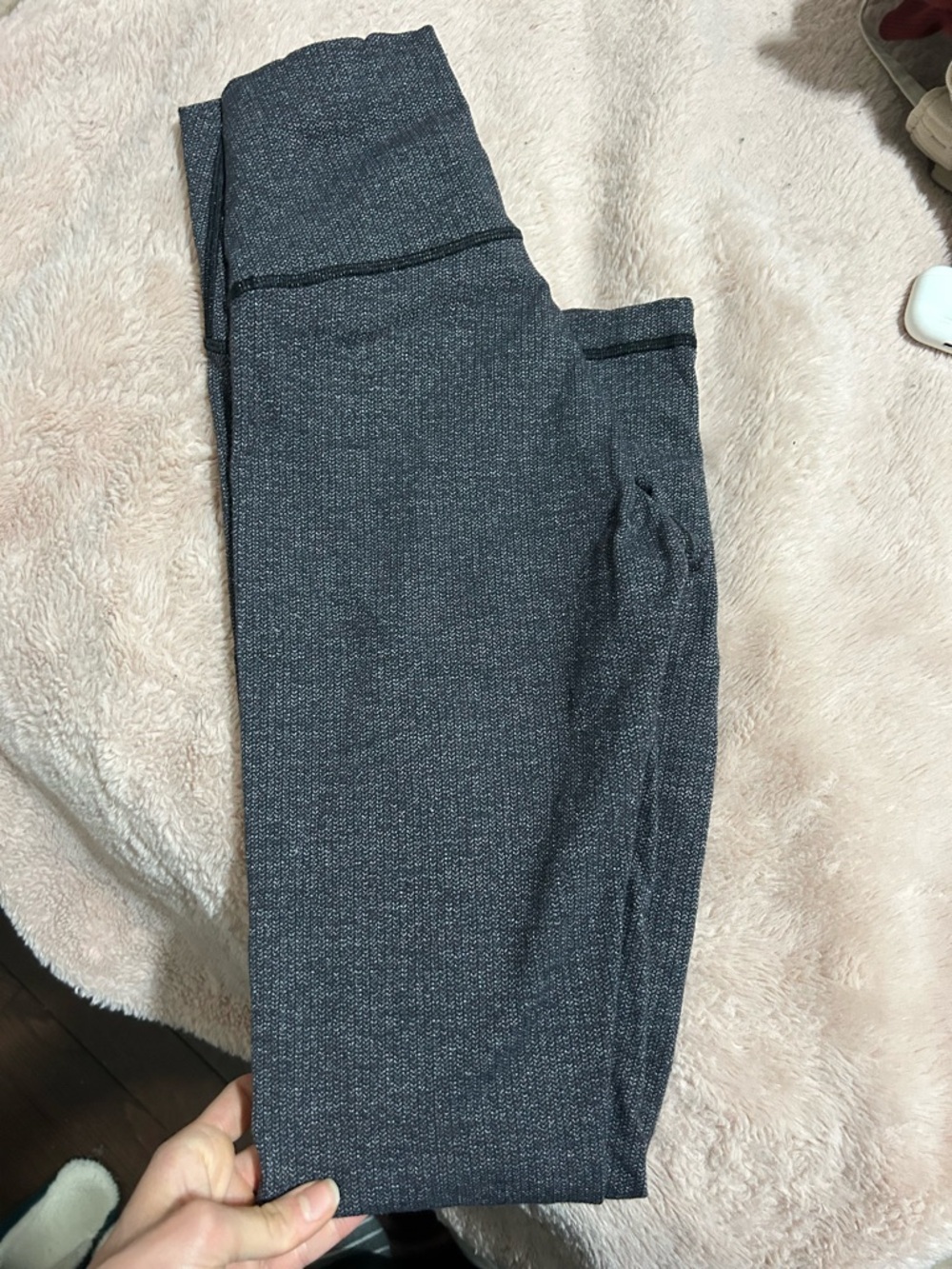 Dark Heather Gray Lululemon Knit Leggings